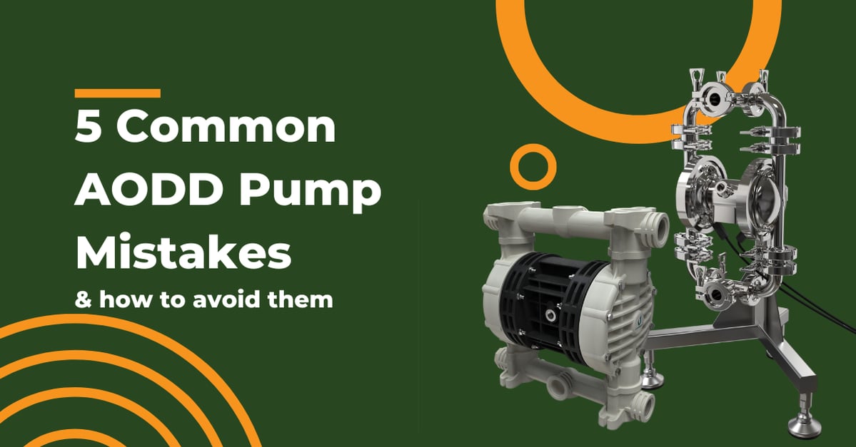 5 common AODD pump mistakes & how to avoid them