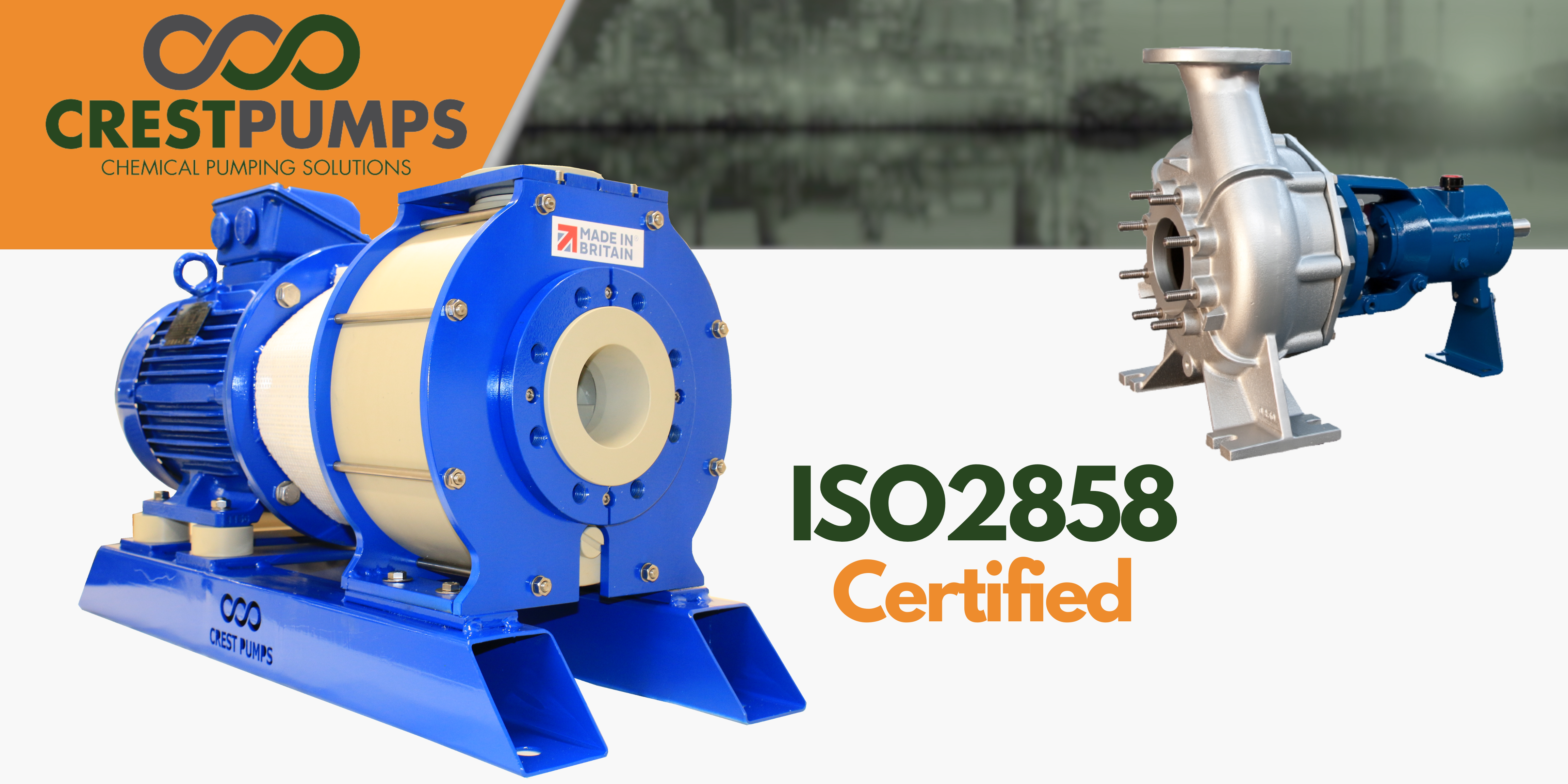 What does ISO 2858 mean?
